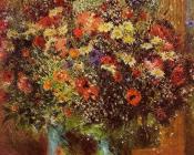 皮埃尔 奥古斯特 雷诺阿 : Bouquet in front of a Mirror